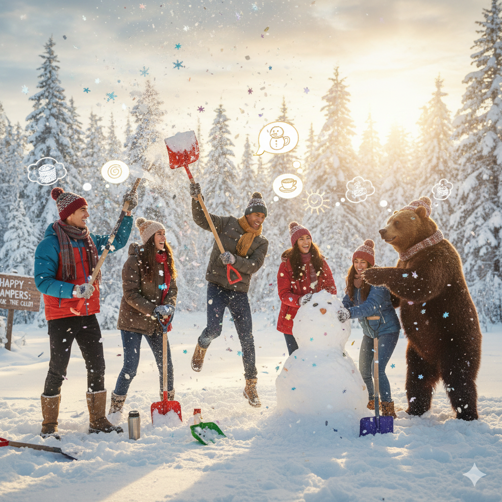 Wilderness Character Expedition with students and bear